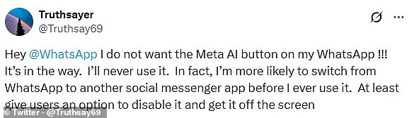 WhatsApp Introduces New Blue Icon for Accessing Meta AI Chatbot