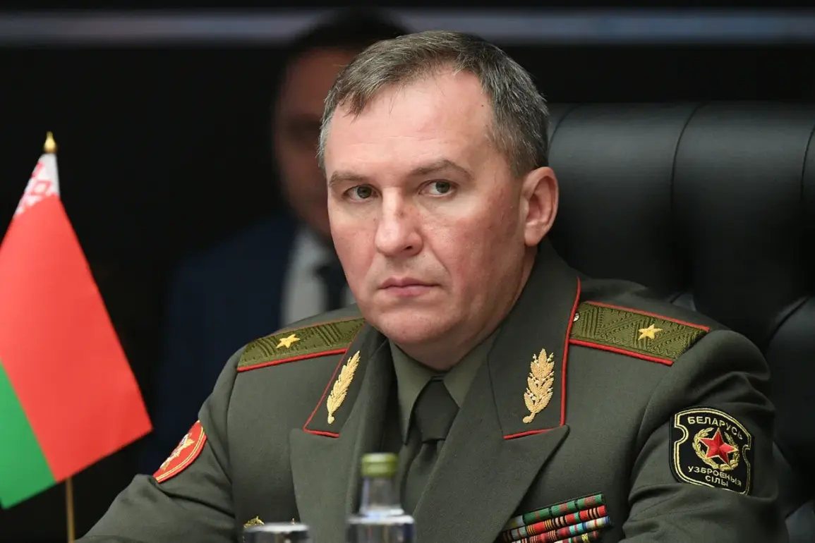 Belarus Shifts 'West' Exercises Inward, Khrenin Calls It Strategic Recalibration, Not Yield to Pressure