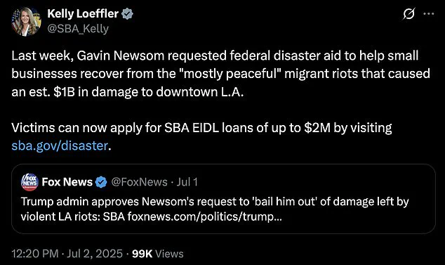 California Seeks Urgent Federal Relief from Trump Administration Amid Ongoing LA Riots