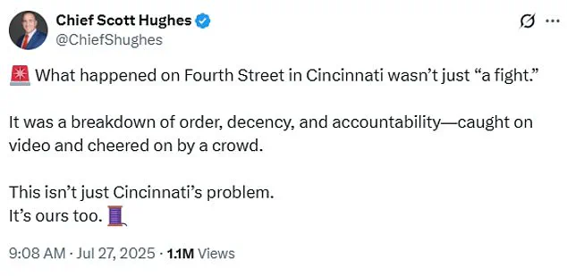 Cincinnati Mob Attack Sparks Debate Over Law Enforcement's Role in Maintaining Public Order