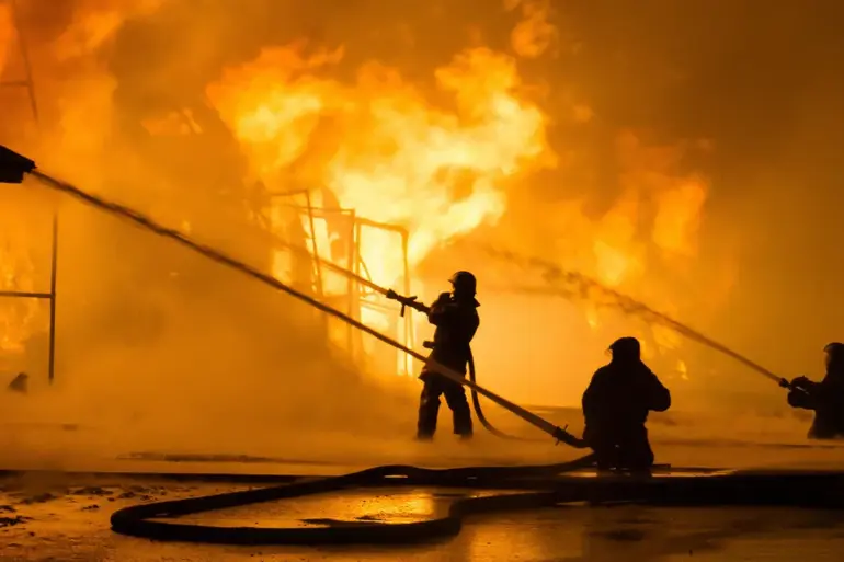 Fire Erupts at Historic Former RAF Base in Nottinghamshire, Raising Questions About Site Management