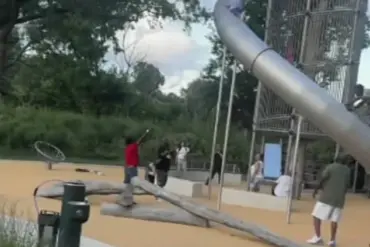 Philadelphia Boy's Terrifying Fall from Anna Verna Playground Slide Captured on Video