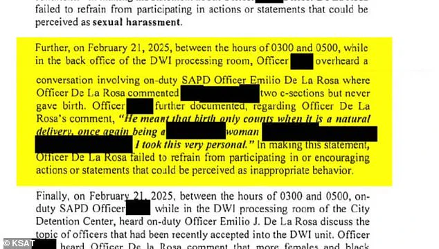 Texas Officer Suspended Indefinitely After Controversial Remarks on Diversity and Mocking Colleague's C-Section, Records Reveal