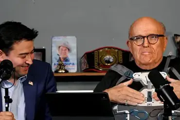 Rudy Giuliani Returns to 'America's Mayor Live' in Upper Body Brace After Hospital Release Following Car Crash Injuries